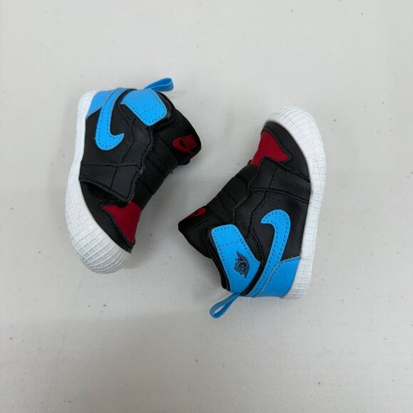 Nike Air Jordan 1 NC to Chi Crib Bootie Shoes AT3745-046 Infant Baby size 3C - Picture 7 of 8